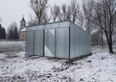 Trebušovce » Udalosti » Stavba novej garáže - A új garázs építése